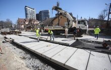 Фото 4: Триває ремонт вул. Замарстинівської: через 2−3 місяці розпочнуть відкривати перші відремонтовані ділянки