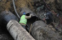 Фото 7: Ремонтні бригади ЛМКП «Львівводоканал» проводять заміну аварійної ділянки магістрального водопроводу «Винники-Довга»