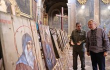 Фото 6: У Львові вшанували полеглих захисників Державної спецслужби транспорту та представили спеціальний мистецький проєкт