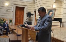Фото 14: Мер Львова привітав НТШ з 145-річчям і зазначив, що наступного року в бюджеті міста на діяльність товариства буде передбачено 400 тис грн