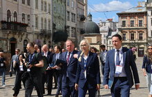 Фото 24: Делегація ОБСЄ у Львові вивчала досвід безпеки, стійкості та реабілітації в час війни (фото/відео)