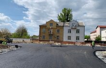 Фото 2: Ремонт вул. Шевченка: на ділянці вулиць Залізнична — Левандівська влаштували перший шар асфальту