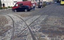 Фото 4: На перехресті вулиць Підвальна-Руська завершено роботи та прокладено 50 м нової колії