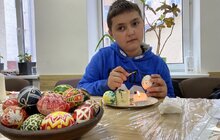 Фото 12: Діти військовослужбовців розмальовували писанки у Центрі допомоги воїнам