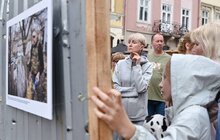 Фото 6: На площі Ринок у Львові 24-та бригада відкрила особливу виставку про оборону Донеччини
