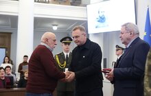 Фото 11: У Львові 18 Героїв Небесної Сотні посмертно нагородили «Почесним знаком Святого Юрія» (відео/фото)