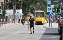 Фото 14: На вул. Шевченка протестували рух трамваїв