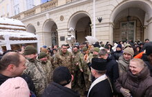 Фото 10: Водохреща у Львові: на площі Ринок священики різних конфесій освятили воду (фото/відео)