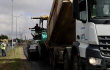 Фото 7: Рух оновленою ділянкою вул. Стрийської планують відкрити у суботу: вже завершують асфальтування (фото)