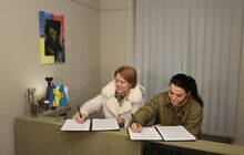 Фото 11: Перший в Україні рекрутинговий центр батальйону «Вовки Да Вінчі» запрацював у Львові (відео)