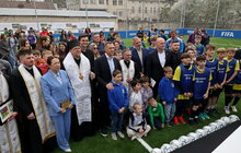 Фото 5: Андрій Шевченко у Львові: у місті відкрили два сучасні майданчики FIFA Arena (відео)