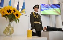 Фото 15: В День пам’яті полеглих воїнів у Львові 35 захисників посмертно нагородили «Почесним знаком Святого Юрія» (фото/​відео)
