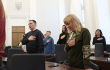 Фото 2: До Дня Героїв у Львові 30 захисників посмертно нагородили «Почесним знаком Святого Юрія» (фото/відео)