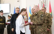 Фото 16: До Дня Національної гвардії у Львові 30 захисників посмертно нагородили «Почесним знаком Святого Юрія» (фото)