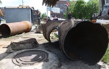 Фото 1: На вул. Стрийська-Рубчака міняють стратегічну ділянку теплової мережі, від якої залежить теплопостачання всього Франківського району (відео)