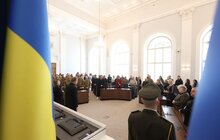 Фото 25: До Дня Національної гвардії у Львові 30 захисників посмертно нагородили «Почесним знаком Святого Юрія» (фото)