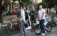 Фото 6: Сьогодні у Львові – осінній день «Велосипедом на роботу»