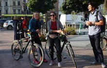 Фото 10: Сьогодні у Львові – осінній день «Велосипедом на роботу»