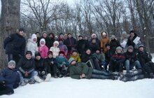 Фото 4: У Львові відбулися районні змагання на санчатах