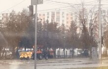 Фото 12: Сьогодні зранку в місті працювало 45 одиниць снігоприбиральної техніки
