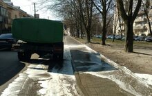 Фото 28: Комунальні служби Львова проводять миття вулиць
