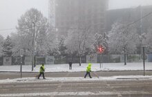 Фото 30: Впродовж дня снігоприбиральна техніка працюватиме в робочому режимі