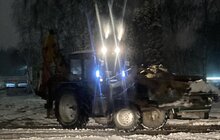 Фото 4: Минулої ночі в місті працювало 95 одиниць техніки, для посипання доріг використано 492 м3 піскосуміші