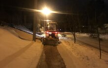 Фото 3: Для посипання доріг від ожеледиці минулої доби використано 513 м3 піскосуміші та 212 м3 солі