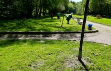 Фото 1: У парку «Погулянка» ремонтують відсівні доріжки