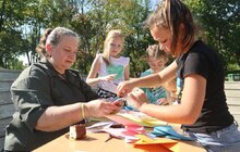 Фото 4: Військові - пацієнти центру НЕЗЛАМНІ теренкурили у Замарстинівському парку
