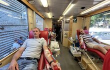 Фото 4: Донори для воїнів ЗСУ: працівники Львівтеплоенерго здали вже понад 361 літр крові для порятунку військових (відео)