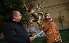 Фото 3: Біля пам’ятника 100-річчю ЗУНР відзначили 102-гу річницю Листопадового чину
