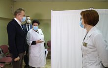 Фото 11: У медичних закладах Львова облаштували 10 стаціонарних пунктів вакцинації