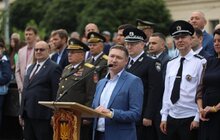 Фото 1: У Львові відбулись урочистості з нагоди Дня поліції та посвячення в захисники правопорядку випускників університету внутрішніх справ