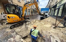 Фото 2: На вул. Дорошенка ліквідували витік води, прилеглу вул. Костюшка відкрили для проїзду