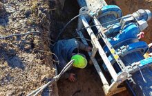 Фото 1: Львівводоканал замінив 150 м магістрального водопроводу, що йде до насосної станції «Збоїща»