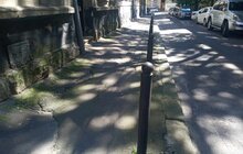 Фото 1: На вул. Глібова відремонтують частину тротуару