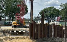 Фото 2: Будівництво шляхопроводу на Рясне: розпочалися роботи з боку вулиці Ковча