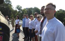 Фото 15: У Львові підняли Державний прапор над Меморіалом пам’яті Героїв Небесної Сотні