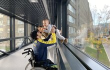Фото 1: Втратив на полі бою обидві ноги і дивом вижив: у центрі UNBROKEN лікують і готують до протезування 27-річного захисника
