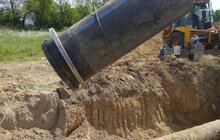 Фото 2: Львівводоканал замінив частину водогону у Грибовичах