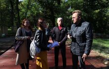 Фото 17: У парку ім. Івана Франка продовжують облаштовувати другу за важливістю доріжку за унікальною методикою