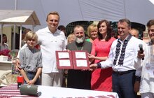 Фото 10: У Львові погасили сувенірну поштову марку із зображенням святого Юрія та урочисто відкрили Святоюрський ярмарок