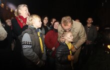 Фото 9: У Львові відбулася Стрілецька ватра на площі біля скульптурної композиції українським бійцям Листопадового чину
