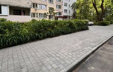 Фото 7: На вул. Тролейбусній облаштували доступність прибудинкової території біля будинку, де проживає дитина на кріслі колісному