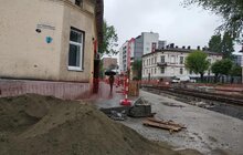Фото 7: Ремонт вул. Замарстинівської: триває монтаж трамвайних рейок, облаштування хідників, заміна колектора