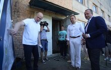 Фото 25: Мер Львова спільно з міністром екології оглянули очисні споруди, де працівники продемонстрували технологію очищення стічних вод від поліетилену