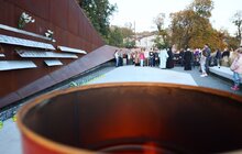 Фото 11: На Меморіалі Героїв Небесної Сотні у Львові співали стрілецькі та повстанські пісні