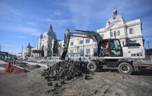 Фото 4: «На кінець листопада ми плануємо відкривати пл. Двірцеву: фактично трамвай буде під’їжджати до входу у вокзал», — А. Садовий