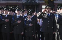 Фото 8: На площі біля пам’ятника Т. Шевченку відбулись урочистості з нагоди Дня захисника України
